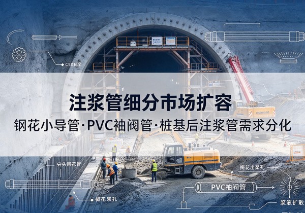 汝州注浆管细分市场扩容，隧道钢花小导管、PVC 袖阀管、桩基后注浆管需求分化